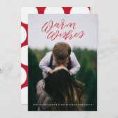 Calligraphie Carte photo de vacances (Devant / Derrière)