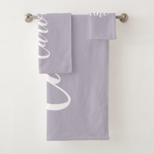 Calligraphie Chic Personnalisée Nom Dusty Lilac