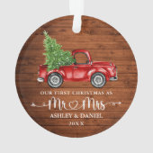 Calligraphie Coeur Rustique Premier Camion Rouge d (dos)