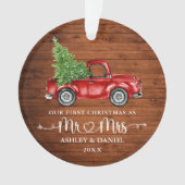 Calligraphie Coeur Rustique Premier Camion Rouge d (devant)