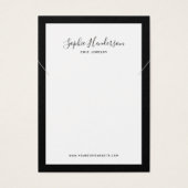 Calligraphie Couleur de bordure personnalisée Affi (Devant)