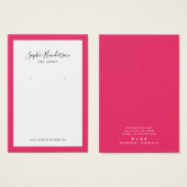 Calligraphie Couleur de bordure personnalisée Écra (Devant & derrière)