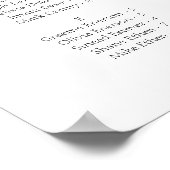 Calligraphie de bienvenue - Tableau alphabétique d (Coin)