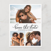 Calligraphie de budget Photo Collage 3 Invitation  (Devant)