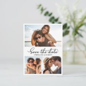 Calligraphie de budget Photo Collage 3 Invitation  (Debout devant)