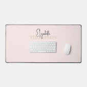 Calligraphie de fille Monogramme rose (Clavier et souris)