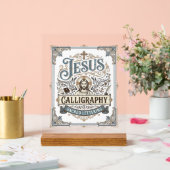 Calligraphie de Jésus Lettrage sacré Calligraphie (Mariage)
