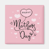 Calligraphie de la Fête des Mères | Magnet (Devant)