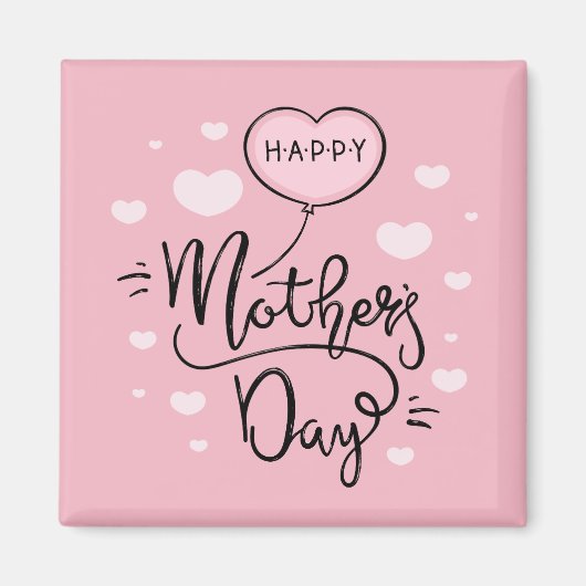 Calligraphie de la Fête des Mères | Magnet (Devant)