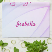 Calligraphie de la serviette de patinage synchroni (Plié)