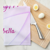 Calligraphie de la serviette de patinage synchroni (Quart Plié)