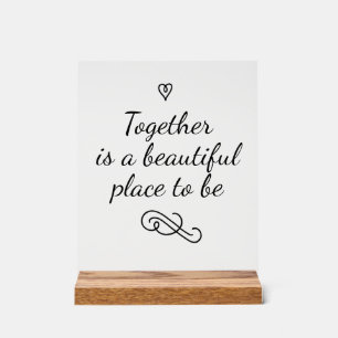 Calligraphie de l'amour romantique Union Mariage