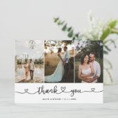 Calligraphie de l'écriture mignonne Merci photo du (Debout devant)