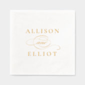 Calligraphie de noms simples pour mariage (Recto)