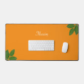 Calligraphie de script et feuilles de laurier sur  (Clavier et souris)