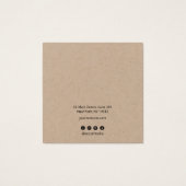 Calligraphie de script Kraft Stud Porte-montre (Dos)