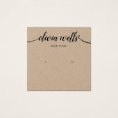 Calligraphie de script Kraft Stud Porte-montre (Devant)