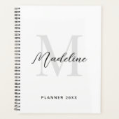 Calligraphie de script minimal Monogramme noir bla (Devant)