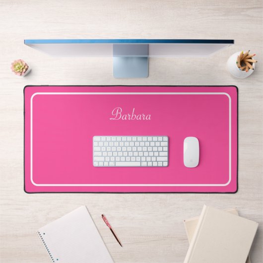Calligraphie de script moderne sur Neon Pink (Bureau 1)