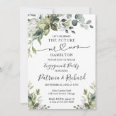 Calligraphie de verdure Invitation de la partie d' (Devant)