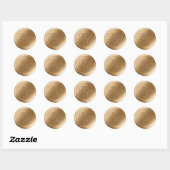 Calligraphie d'or Monogramme Stickers de cire (Feuille)