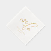 Calligraphie dorée élégante (Droite)