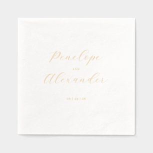 Calligraphie dorée élégante