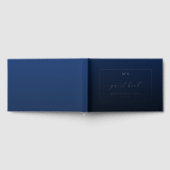 Calligraphie élégante bleu marine (Complet)