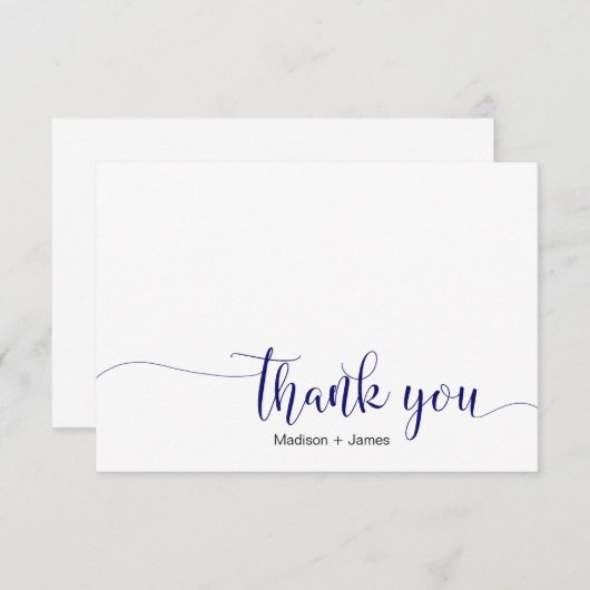 Calligraphie Ensemble de Cartes pour notes de Merc (Devant / Derrière)