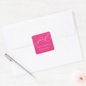 CALLIGRAPHIE FANTAISISTE SIMPLE POUR AUTOCOLLANT D (Enveloppe)
