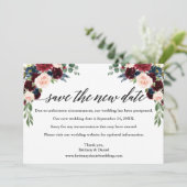 Calligraphie Floral Enregistrer La Nouvelle Carte  (Debout devant)