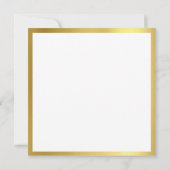 Calligraphie florale rose Invitation à la douche n (Dos)