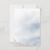 Calligraphie florale rustique bleu-duché merci (Dos)