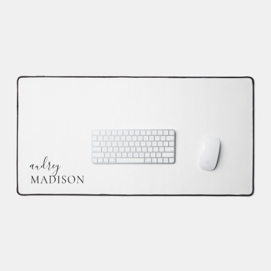 Calligraphie Girly Luxe Blanc (Clavier et souris)