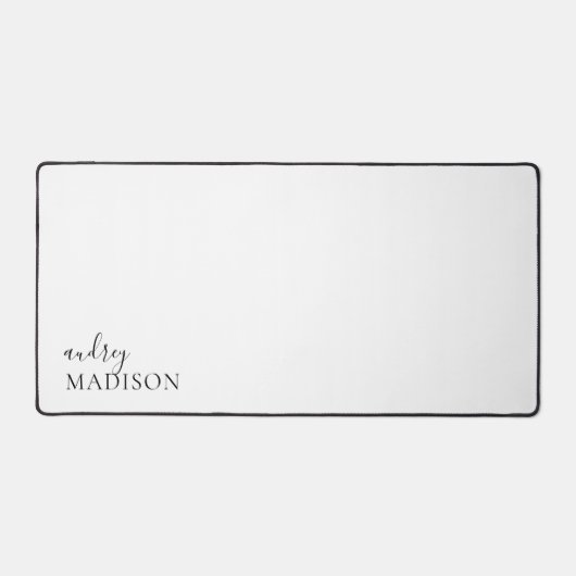 Calligraphie Girly Luxe Blanc (Recto)