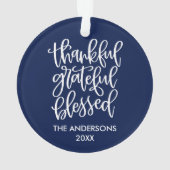 Calligraphie Grâces Gratuit Blessé Bleu (dos)