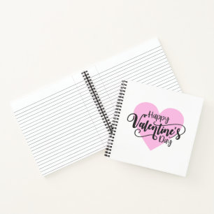 Calligraphie Heureuse Sainte-Valentin CARNET
