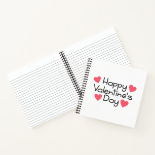 Calligraphie Heureuse Sainte-Valentin CARNET