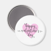 Calligraphie Heureuse Sainte-Valentin | Magnet (Recto/Verso)