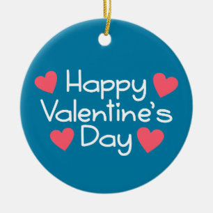 Calligraphie Heureuse Sainte-Valentin   Ornement