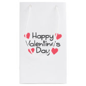 Calligraphie Heureuse Sainte-Valentin| Sac cadeau (Dos)