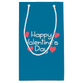 Calligraphie Heureuse Sainte-Valentin | Sac cadeau (Dos)