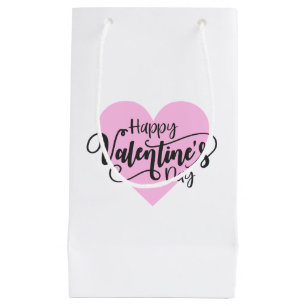 Calligraphie Heureuse Sainte-Valentin Sac cadeau