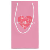 Calligraphie Heureuse Sainte-Valentin | Sac cadeau (Dos)