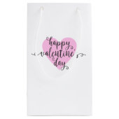 Calligraphie Heureuse Sainte-Valentin | Sac cadeau (Dos)