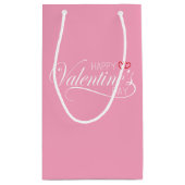 Calligraphie Heureuse Sainte-Valentin | Sac cadeau (Dos)