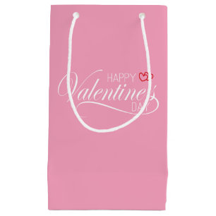 Calligraphie Heureuse Sainte-Valentin   Sac cadeau