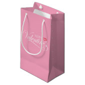 Calligraphie Heureuse Sainte-Valentin | Sac cadeau (Devant Angle)