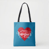 Calligraphie Heureuse Sainte-Valentin | SAC FOURRE (Devant)