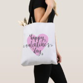 Calligraphie Heureuse Sainte-Valentin | SAC FOURRE (De près)